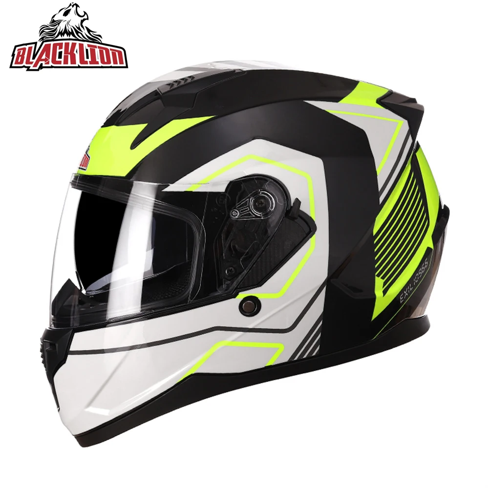 Новейший анфас мотоциклетный шлем для мужчин и женщин протекторный гоночный