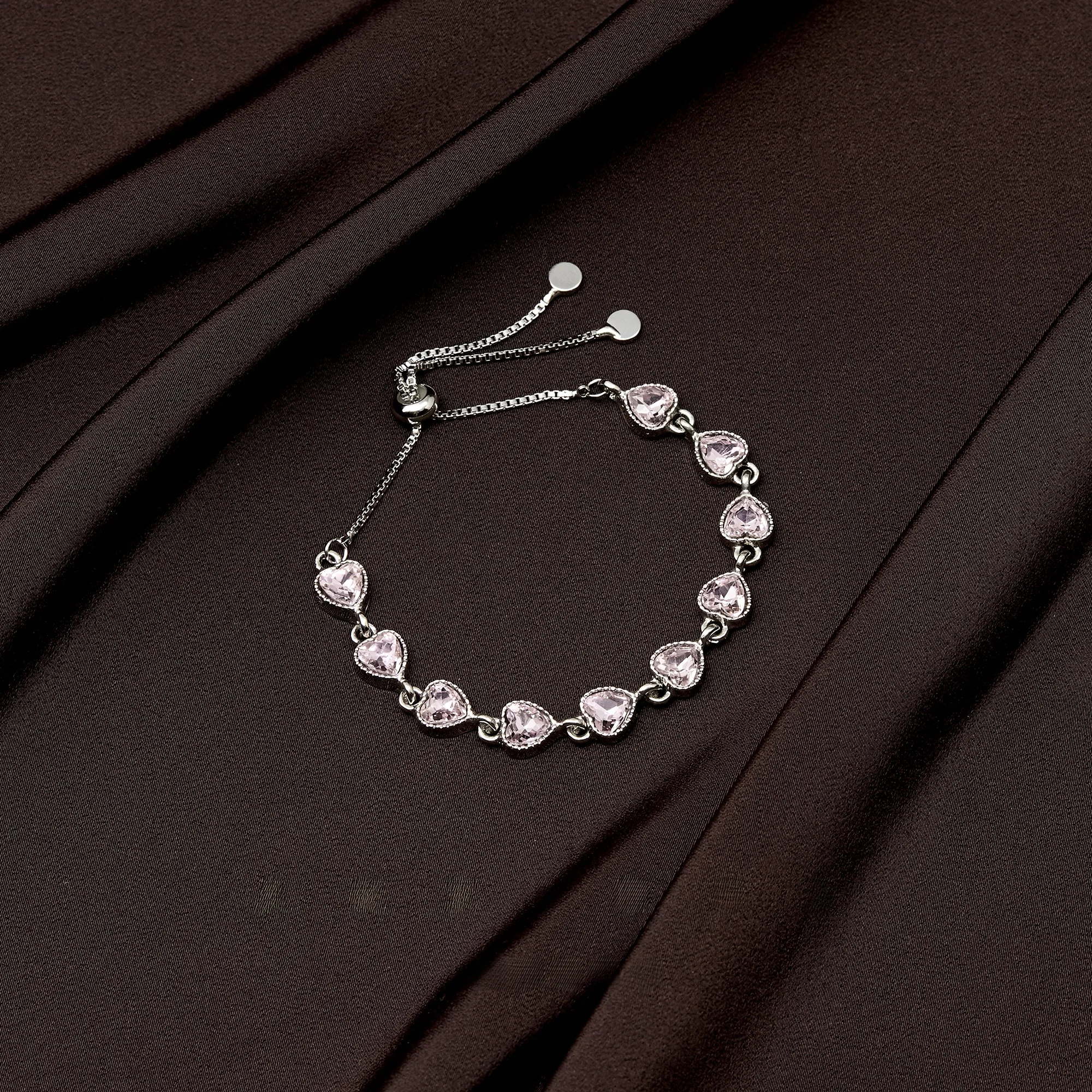 Продажа браслета Anxie корейская серия сладкий циркон браслет Love дизайн легкий