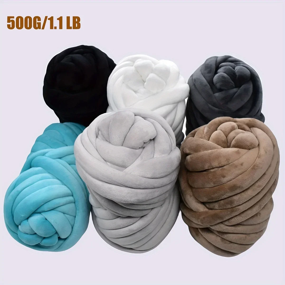 Мягкая пушистая пряжа Jumbo 500 г 1 шт