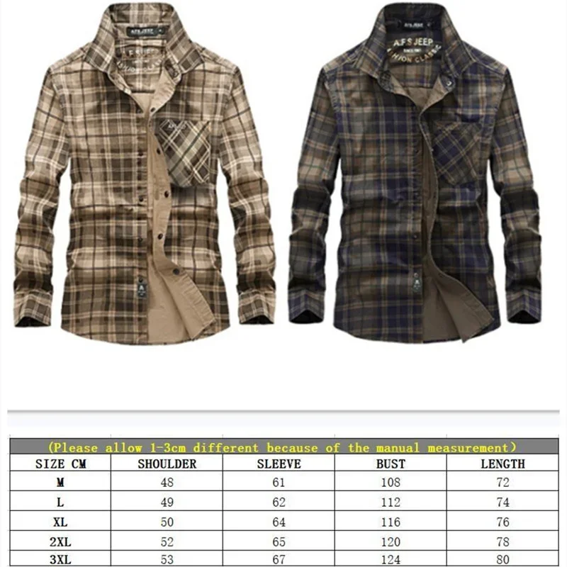 Мужская клетчатая дышащая уличная рубашка с длинным рукавом топы из 100% хлопка