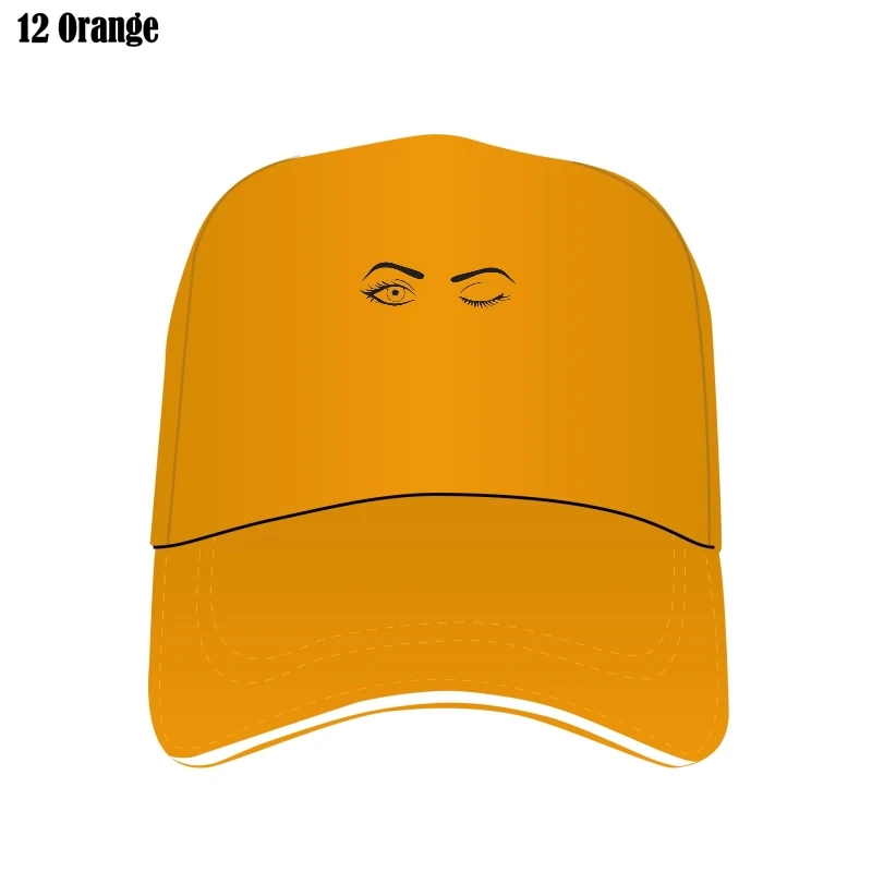 

Fashion Eyelashes Funny Face Cute 90S Casual Female Lady Capbill Hatsbill Hat Mesh Graphic Bill Hats Women Wear Flat Brim Bill H