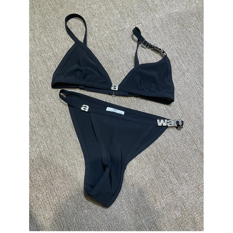 Новинка 2024 белые трусики из чистого хлопка комплект нижнего белья купальник Wang