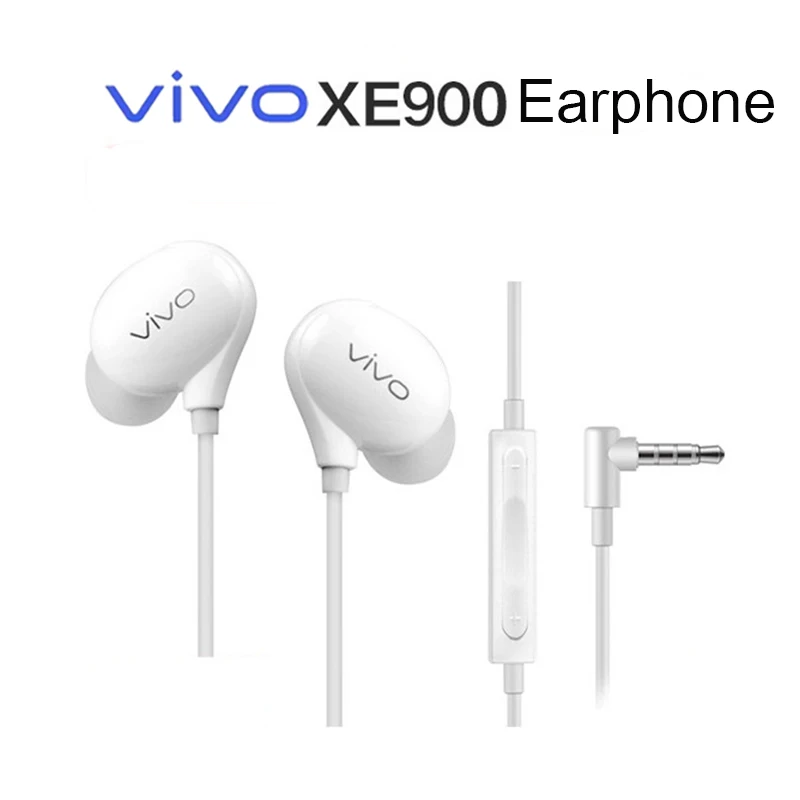 Проводные Hi-Fi наушники Vivo 3,5 мм, музыкальные наушники-вкладыши с микрофоном для Vivo X27, X23, X21, Z5, Z3X, Z3i, Nex, Y97, Y93, IQOO Pro