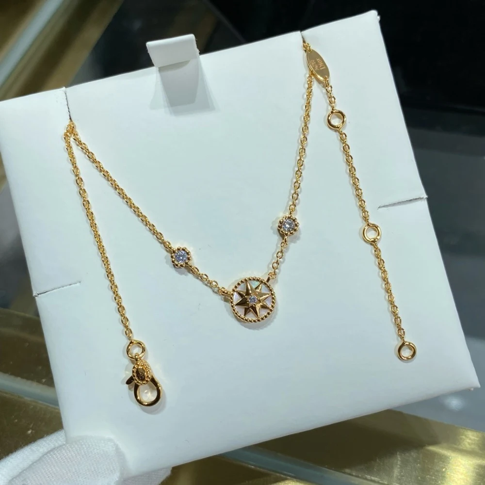 Ожерелье из стерлингового серебра 925 пробы известный французский бренд