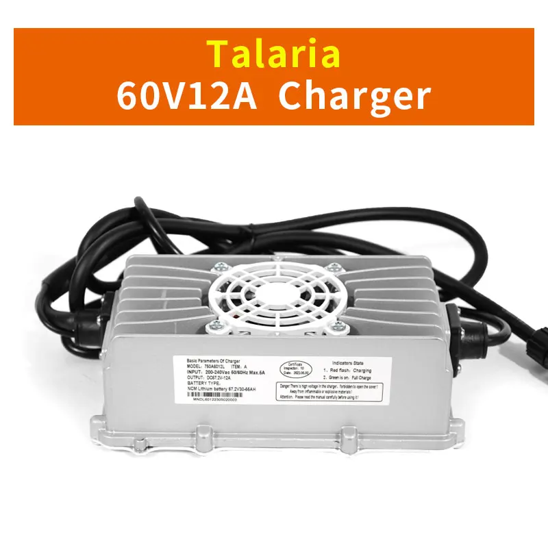 Зарядное устройство для Talaria 60V1 0A, тихий мотоциклетный внедорожник, Зарядные инструменты