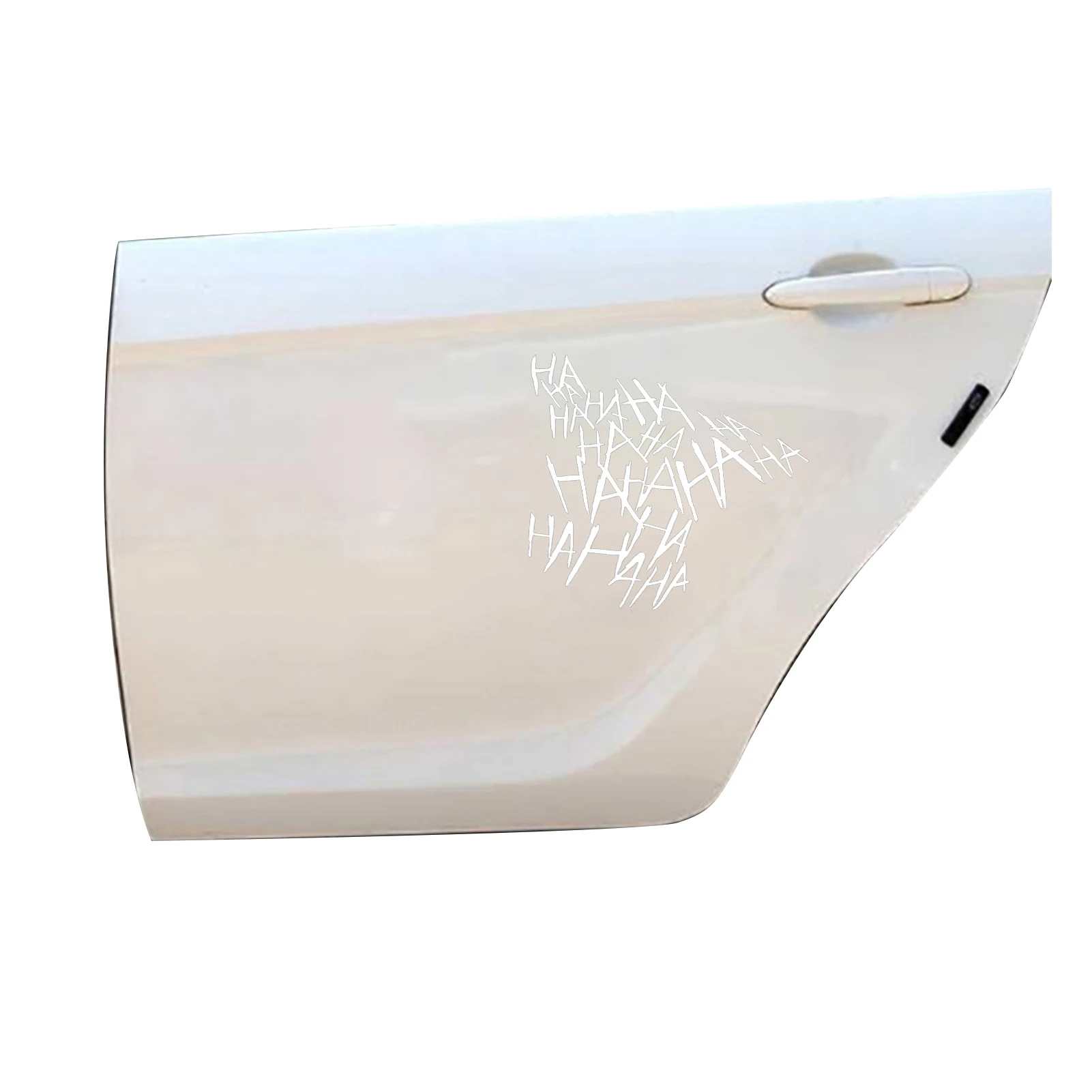 

HAHAHA Car Stickers Funny Joker Hahaha Decals Funny Notebook Stickers Waterproof Phone Stickers Joker Hahaha Decals For Window