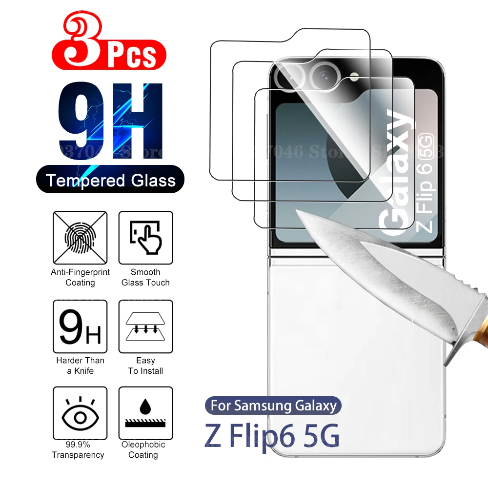 ity 3 sztuki przezroczystego ochraniacza ekranu do Samsung Galaxy Z Flip6 zflip 6 zflip6 5G