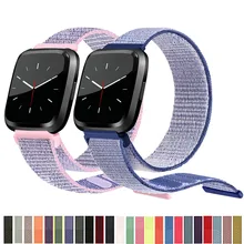 Nylon sáv Gyr Fitbit Versa3 Lite Versa 2 Band Smart Uhr csere Uhrenarmbänder correa schleife karszalag Fitbit Versa 3 Gefühl Band Band
