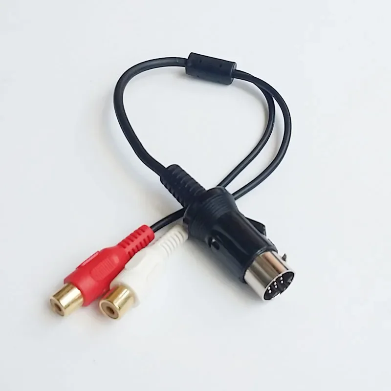 5 шт. для Kenwood Factory стерео Автомагнитола аудио 2RCA до 13Pin AUX кабель адаптер