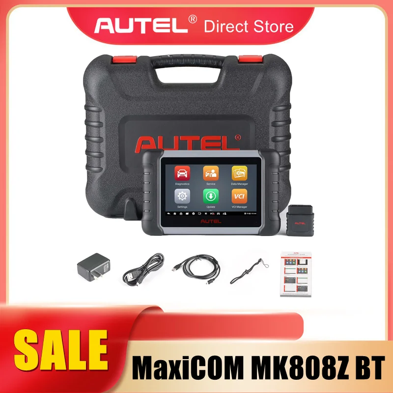 Autel MaxiCOM MK808BT MK808Z-BT инструмент для диагностического сканирования автомобиля с активными тестами и функциями тестирования батареи