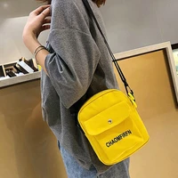 2022 mobile phone organizer shoulder bag canvas casual satchels shopper girls student crossbody purses fanny pack women handbags