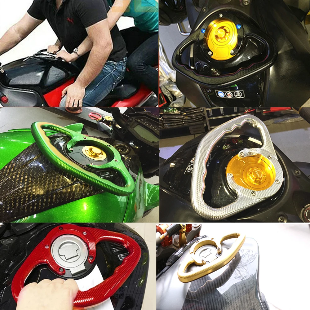 Для KAWASAKI NINJA ZX-10R 2004-2019 07 08-10 11-15 16-18 мотоциклетные пассажирские поручни для бака
