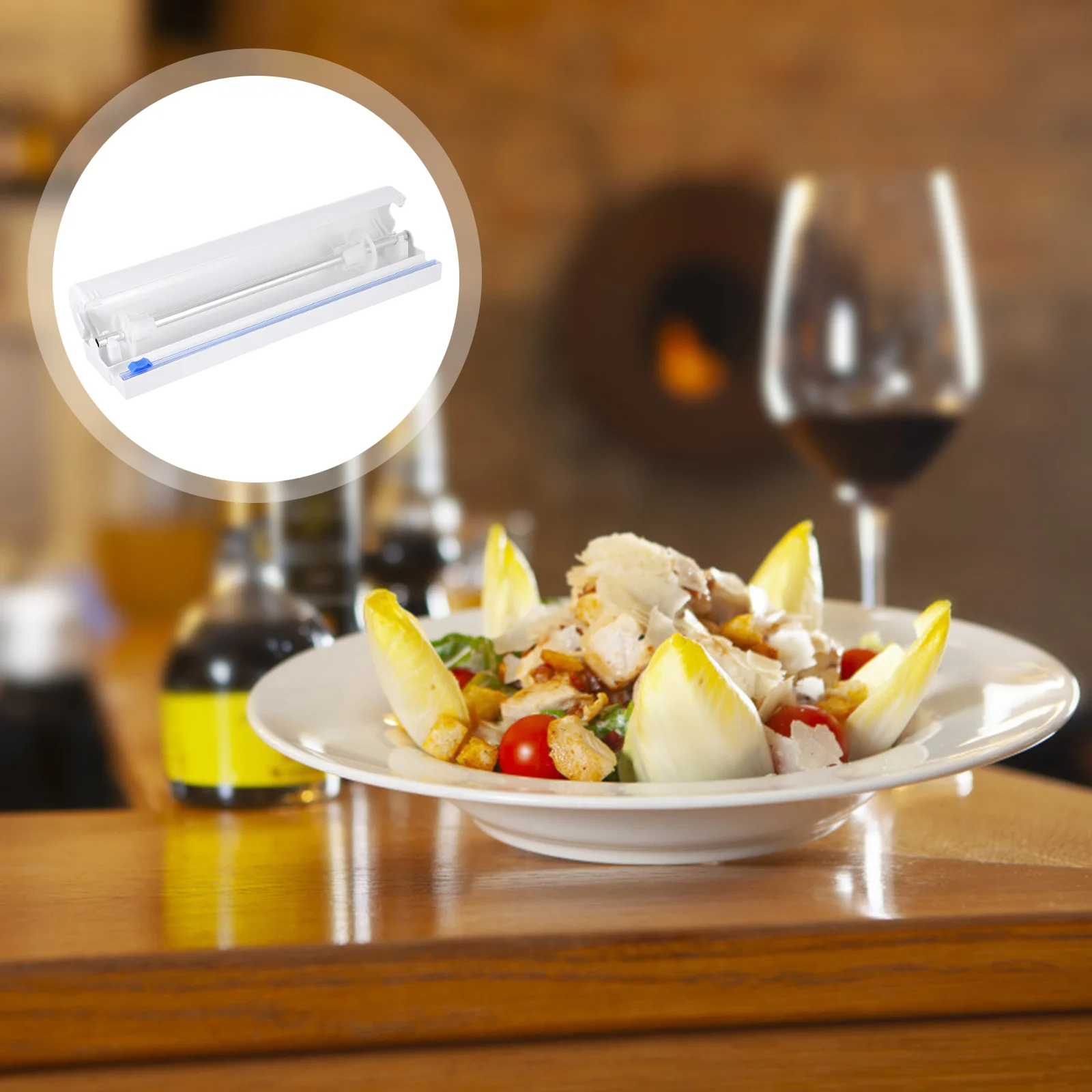 

Cling Film Cutting Box Wall Cling Wrap Holder Practical Cling Wrap Cutter