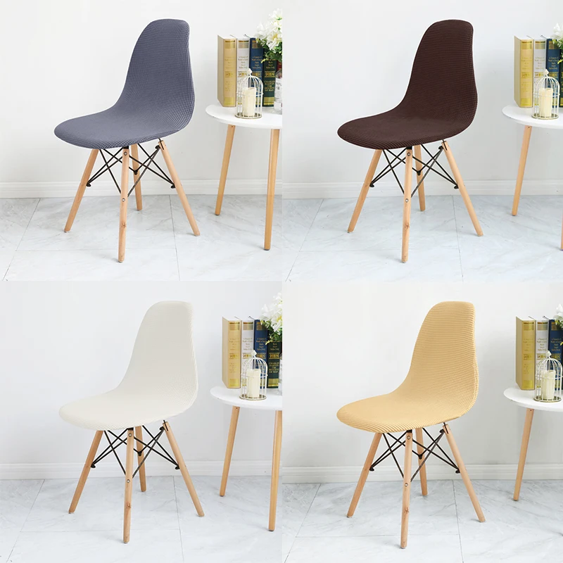 Чехол на стул с флисовой подкладкой эластичный чехол в скандинавском стиле