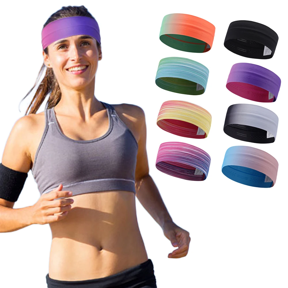 

Sweat Sweatband Athletic Sweatbands Basketball For Headband Yoga Head Tennis Sports Slip Sport Non Running Grip Hair Running