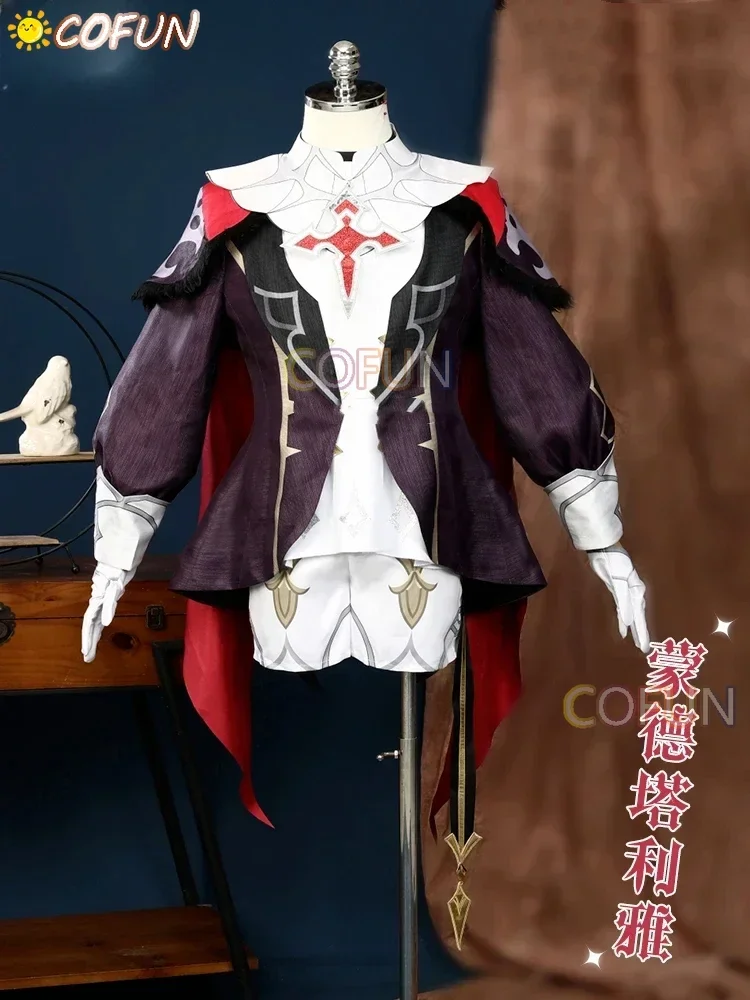 COFUN Game Genshin Impact Dahlia Vampire Косплей Костюм Красивый Хэллоуин Карнавальная Вечеринка
