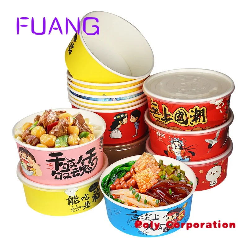 Eco-friendly Biodegradable Takeaway Fast Food Container Disposable To Go Box Factory Price Paper Lunch Box Packaging With Lid