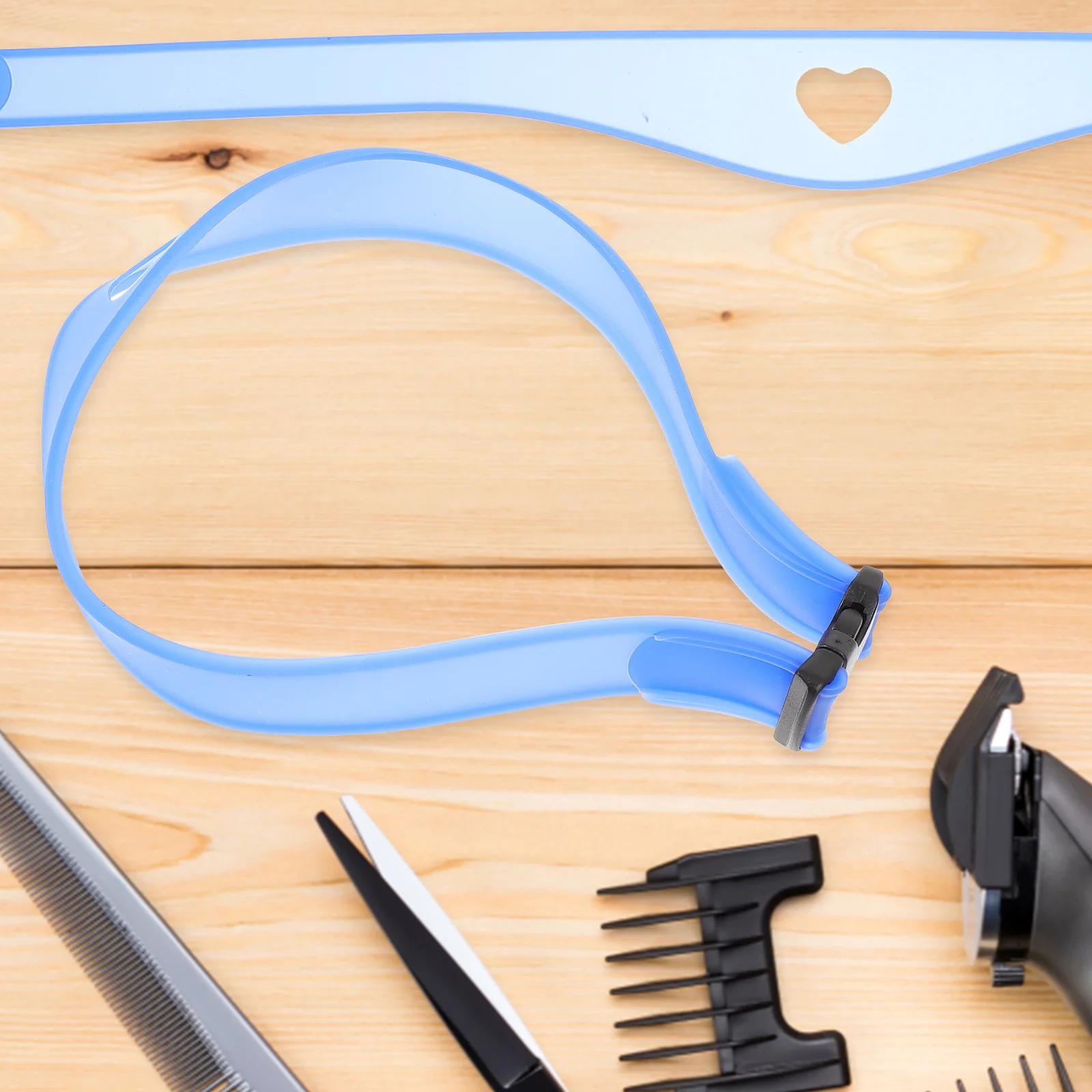 Инструмент для стрижки и укладки волос на шее регулируемый посібник повязка