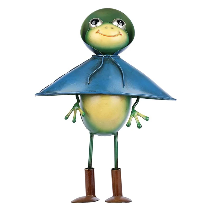 

Frog Garden Statue Garden Sculpture Standing Garden Animal Decorations Indoor Outdoor Lawn Porch Decoration Gifts