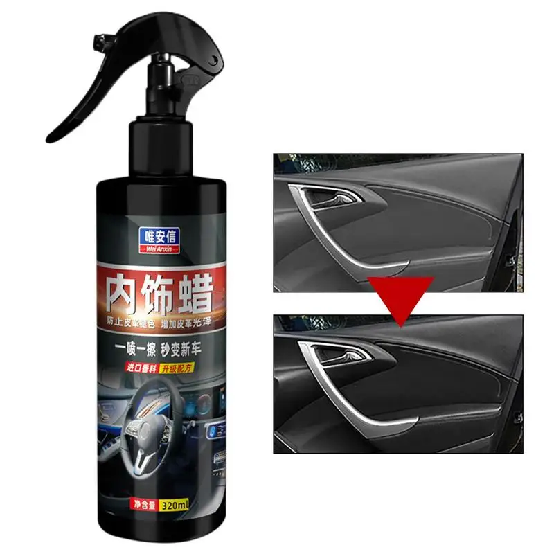 Car Interior Cleaner Auto Interior Cleaner Leather Conditioner Natural Plant Ingredients In Delicate Emulsion Good Cleaning