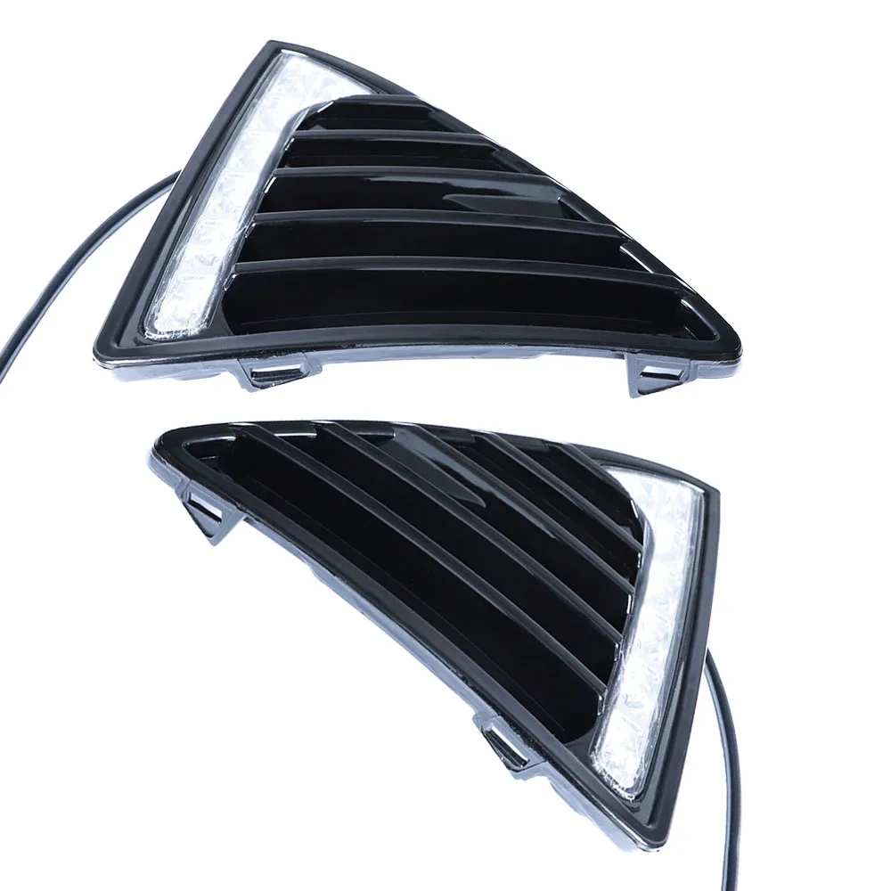 

Комплект Из 2 Водонепроницаемых Светодиодных ДХО (12В) Белого Света С Функцией Указателя Поворота Для Ford Focus 3 MK3 2012-2015