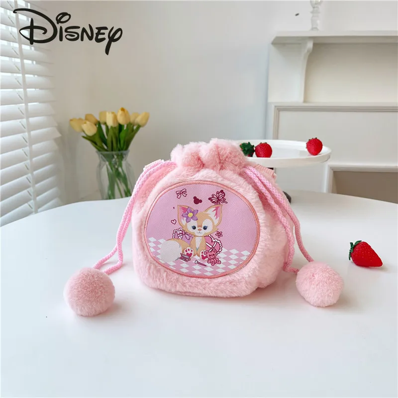 Disney New Doll Plush Bag Fashion High Quality Girls' Crossbody Bag Cartoon Small Fresh Versatile Children's Crossbody Bag