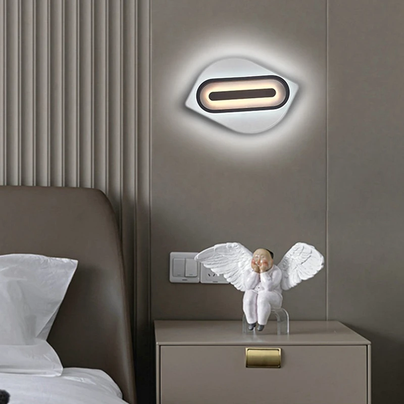 

Modern Led Wall Lights Wall Sconces For Bedside Bedroom Living Room Aisle Corridor Porch Balcony Indoor Fixtures