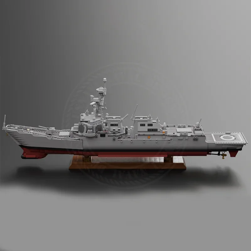2733 шт. Moc классическая модель Arleigh Burke-class управляемый ракельный разрушитель мир