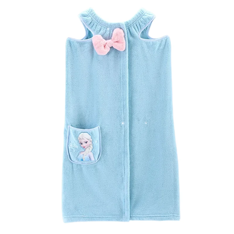 

Frozen Anime Peripheral Cartoon Girl Bath Towel Personality Princess Wind Big Children Swimming Home Special Sling Bath Skirt