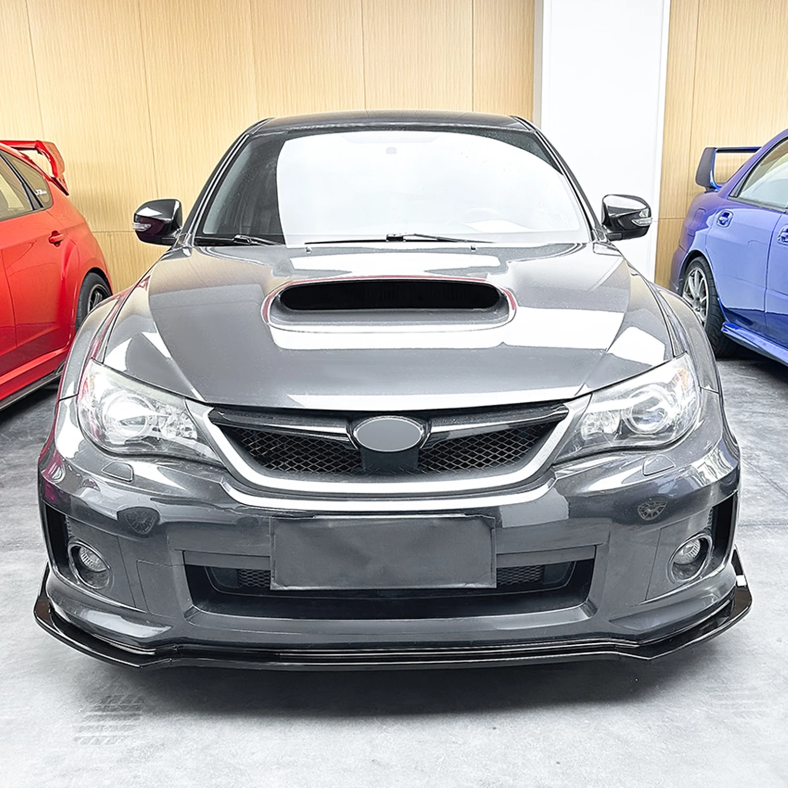 Спойлер переднего бампера для Subaru Impreza WRX STI 2011 2012 2013 2014 углеродное