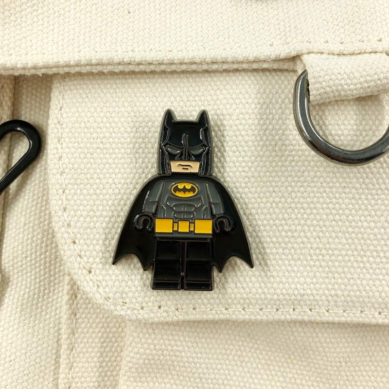 LXJERY заколка в виде супергероев американском стиле значок на рюкзак забавная