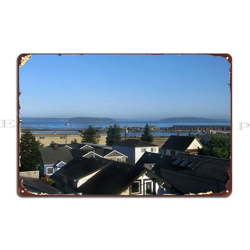 

Sunny Bayside Metal Plaque Poster Create Customize Designing Design Poster Tin Sign Poster