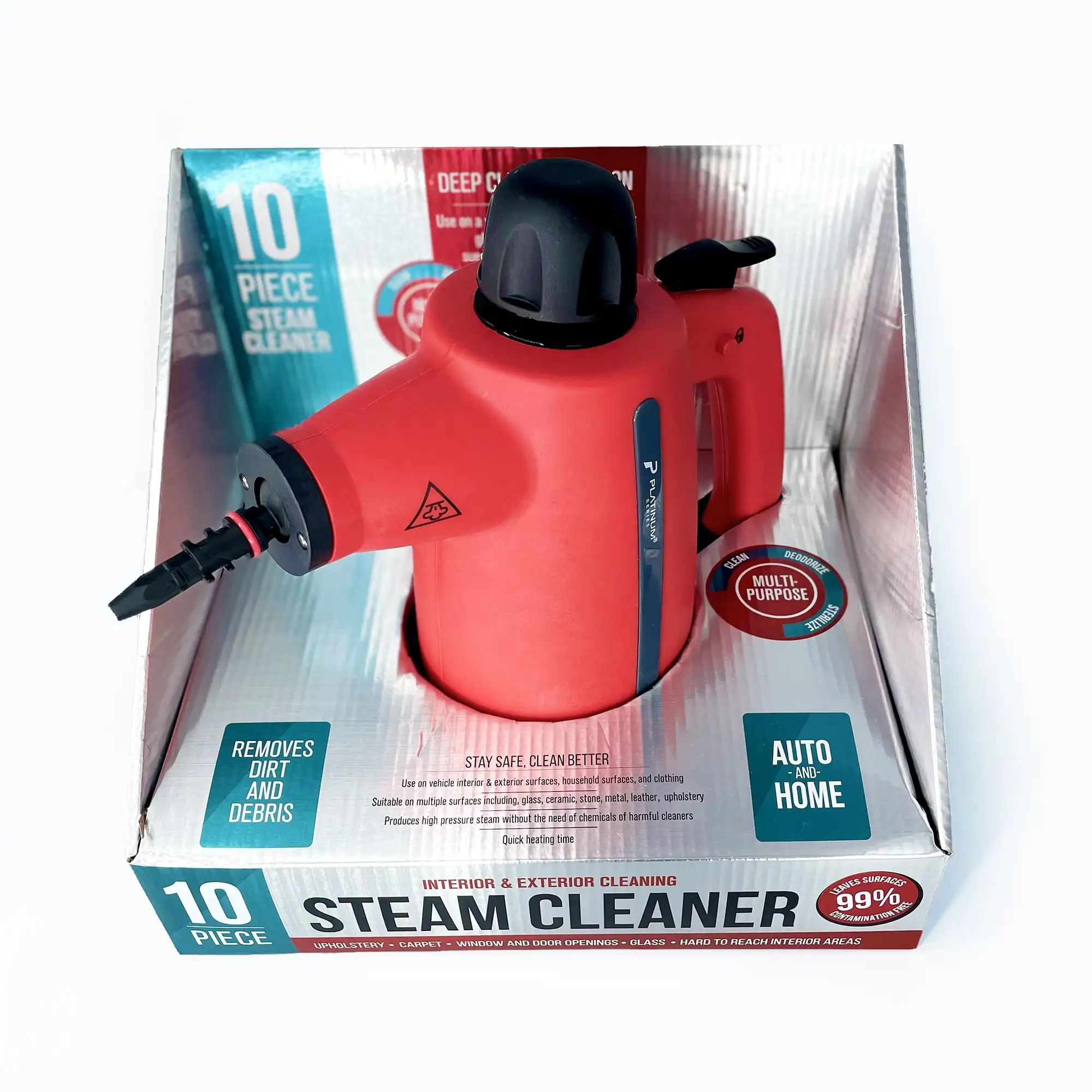 

Platinum Deep Cleaning Pressurized Steamer Tool, 10 Piece