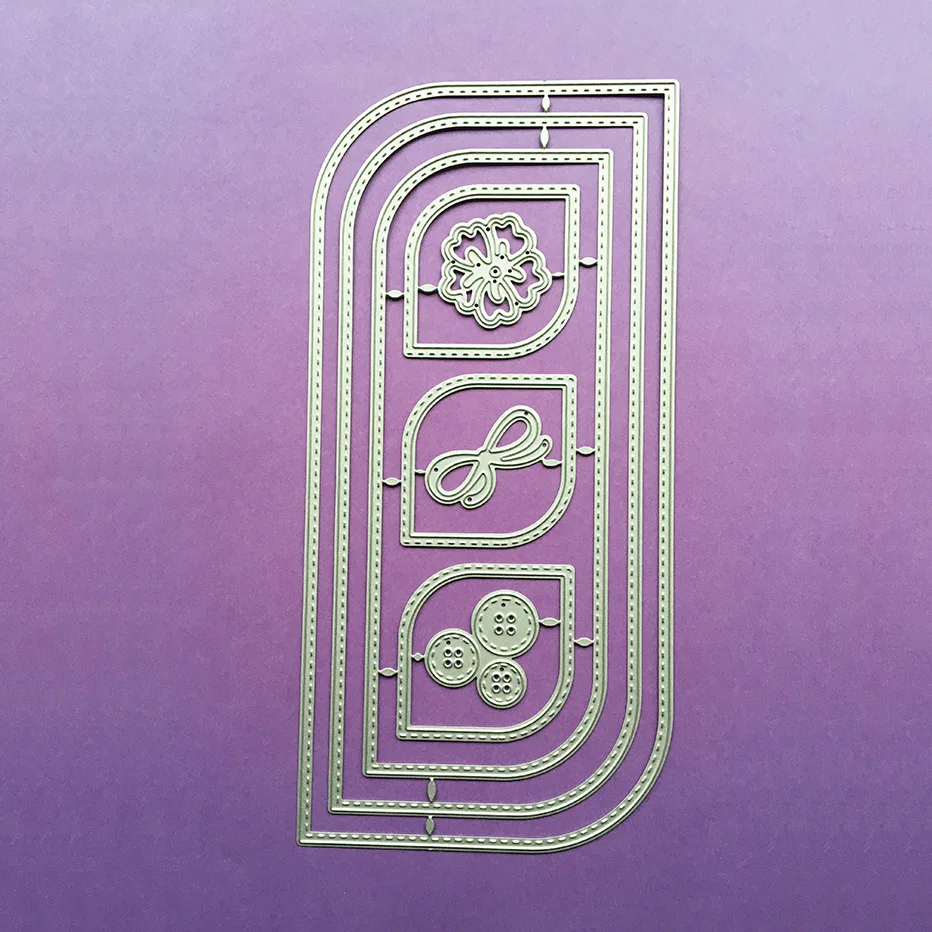 Набор неравномерных квадратных границ для скрапбукинга вырезанные штампы