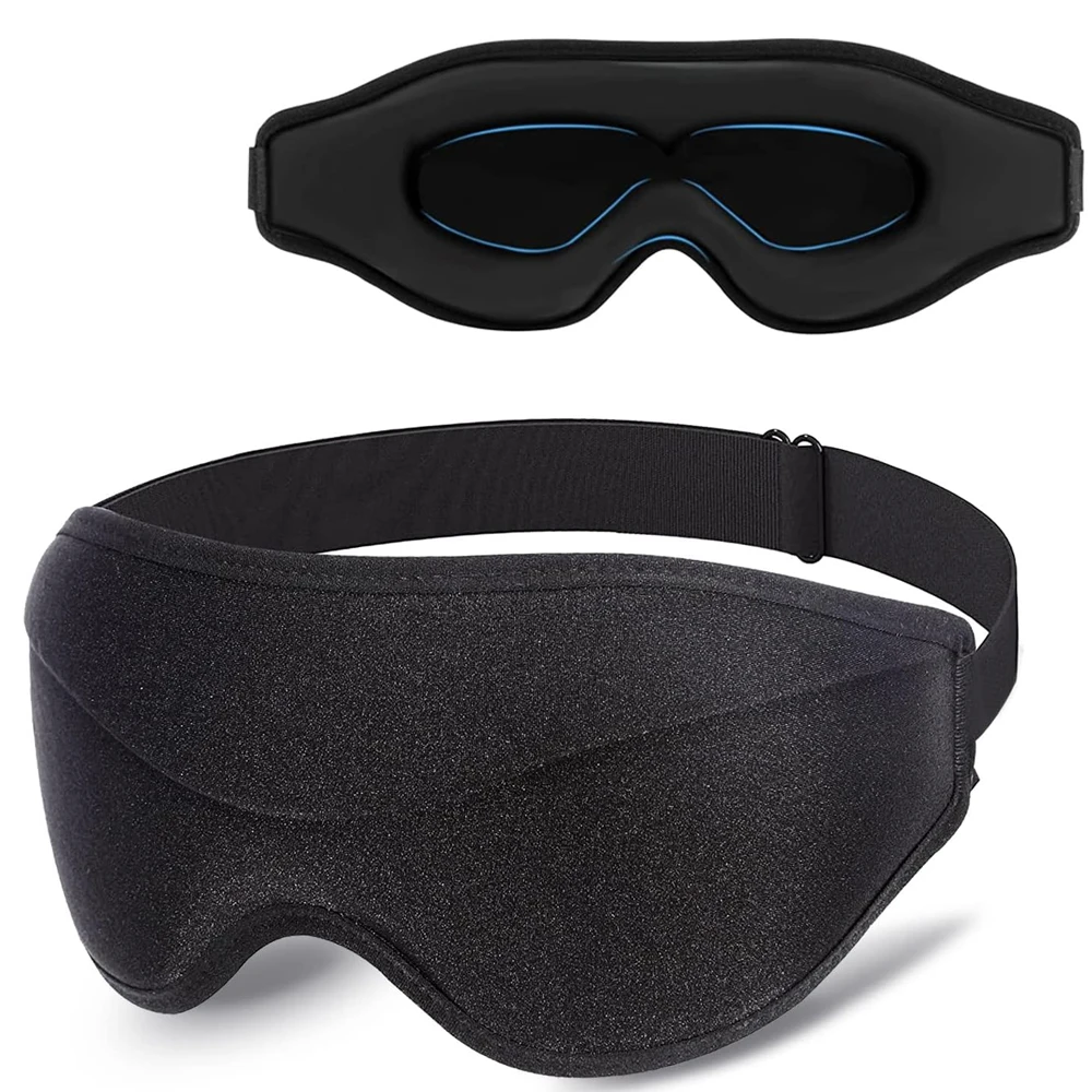3D маска для сна с 99% блокировкой, мягкий удобный материал для защиты ...