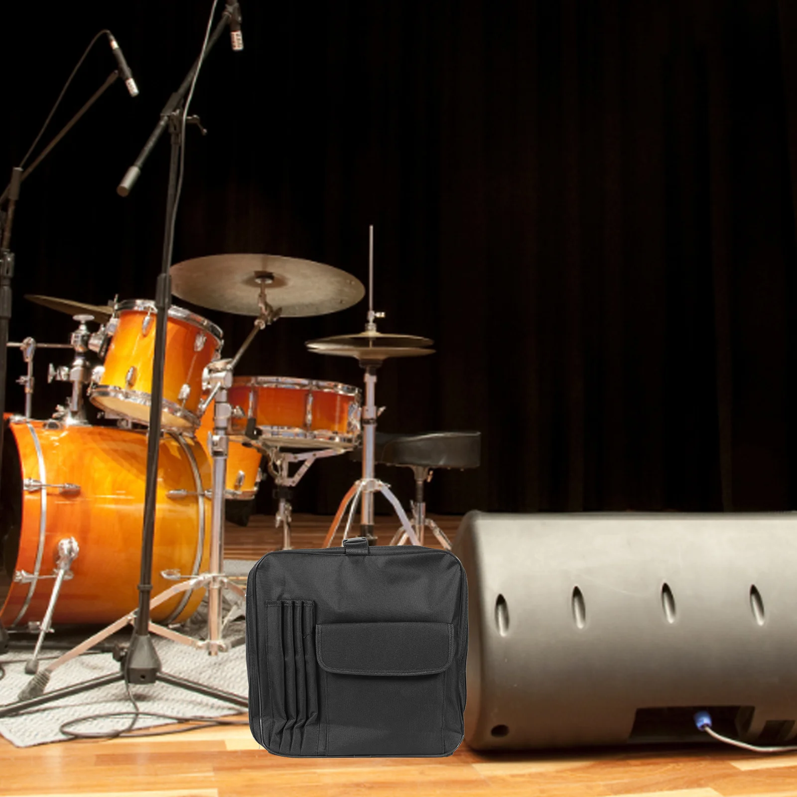 Сумка для малого барабана 14-дюймовая маршевая ткань бас-гитары рюкзака сумка