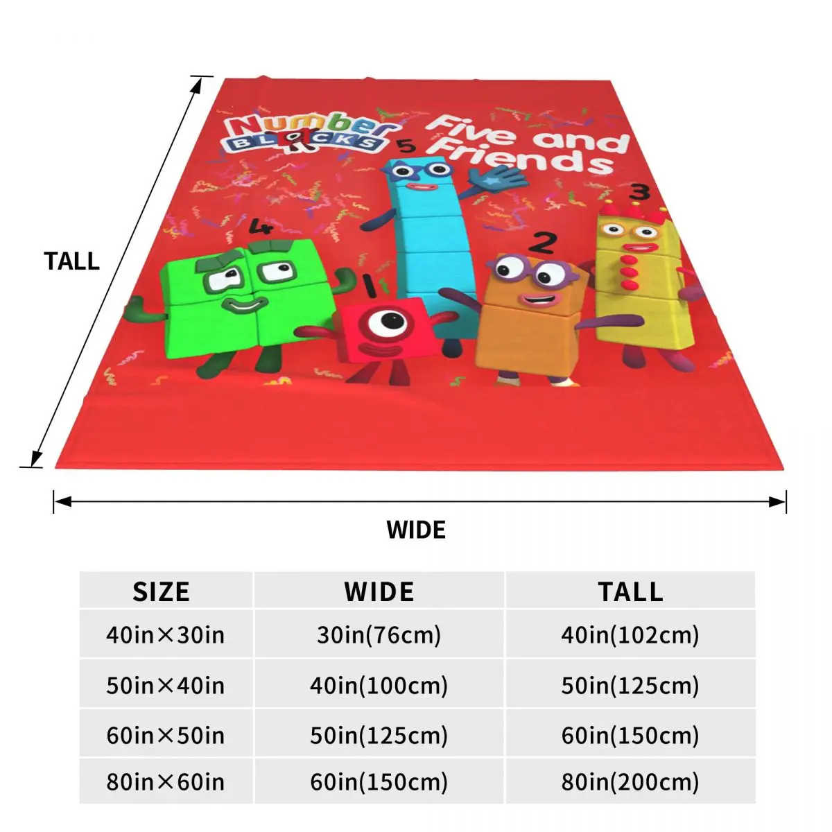 N-Numberblocks-s мультяшные одеяла декоративное фланелевое одеяло для спальни супер