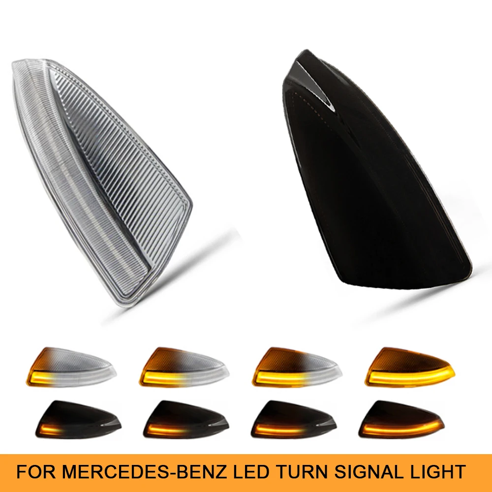 Led Side Mirror Lights For Mercedes-Benz ML280 ML300 ML320 ML350 ML420 ML450 ML550 ML63 AMG Viano W639 W204 Turn Signal Lamps