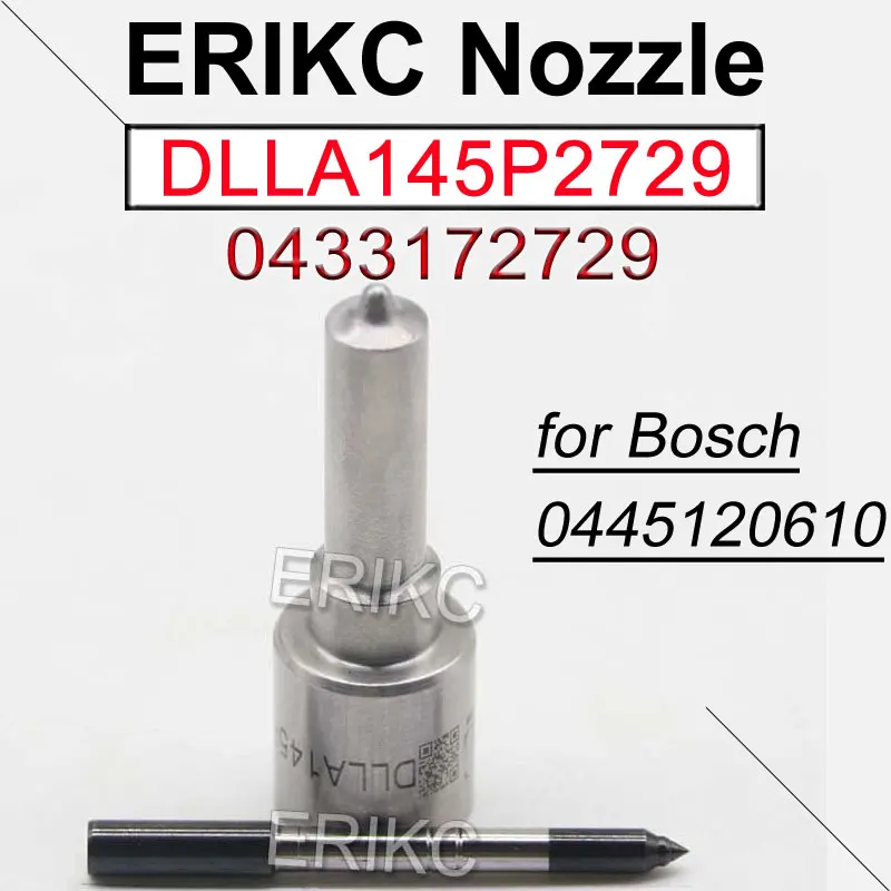 

DLLA145P2729 Common Rail Diesel Injection Nozzle Tip 0433172729 Fuel Injector Atomizer DLLA 145 P 2729 For Bosch 0445120610