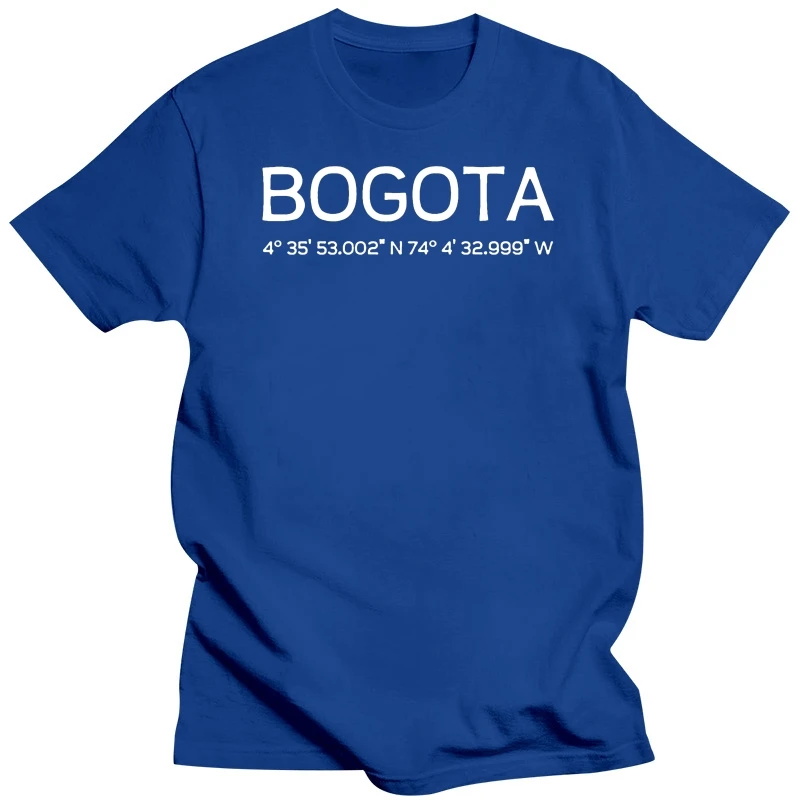 Funny Bogota Colombia T Shirt Men 100% Cotton Boy Girl T Shirts Crew Neck Clothes images - 6