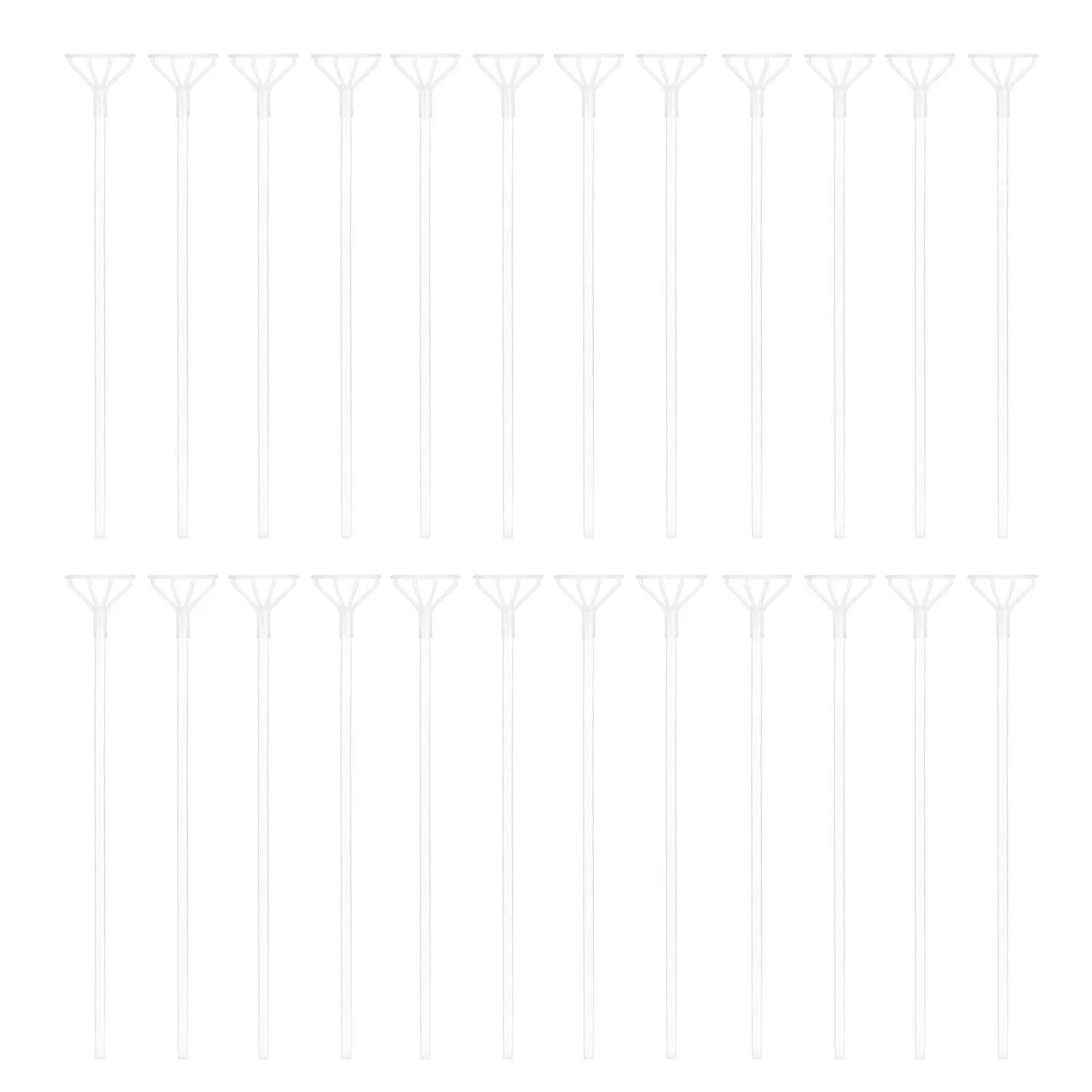 

50 Pcs Transparent Balloon Holder Wedding Accessories Desktop Support Case Party Plastic Stick