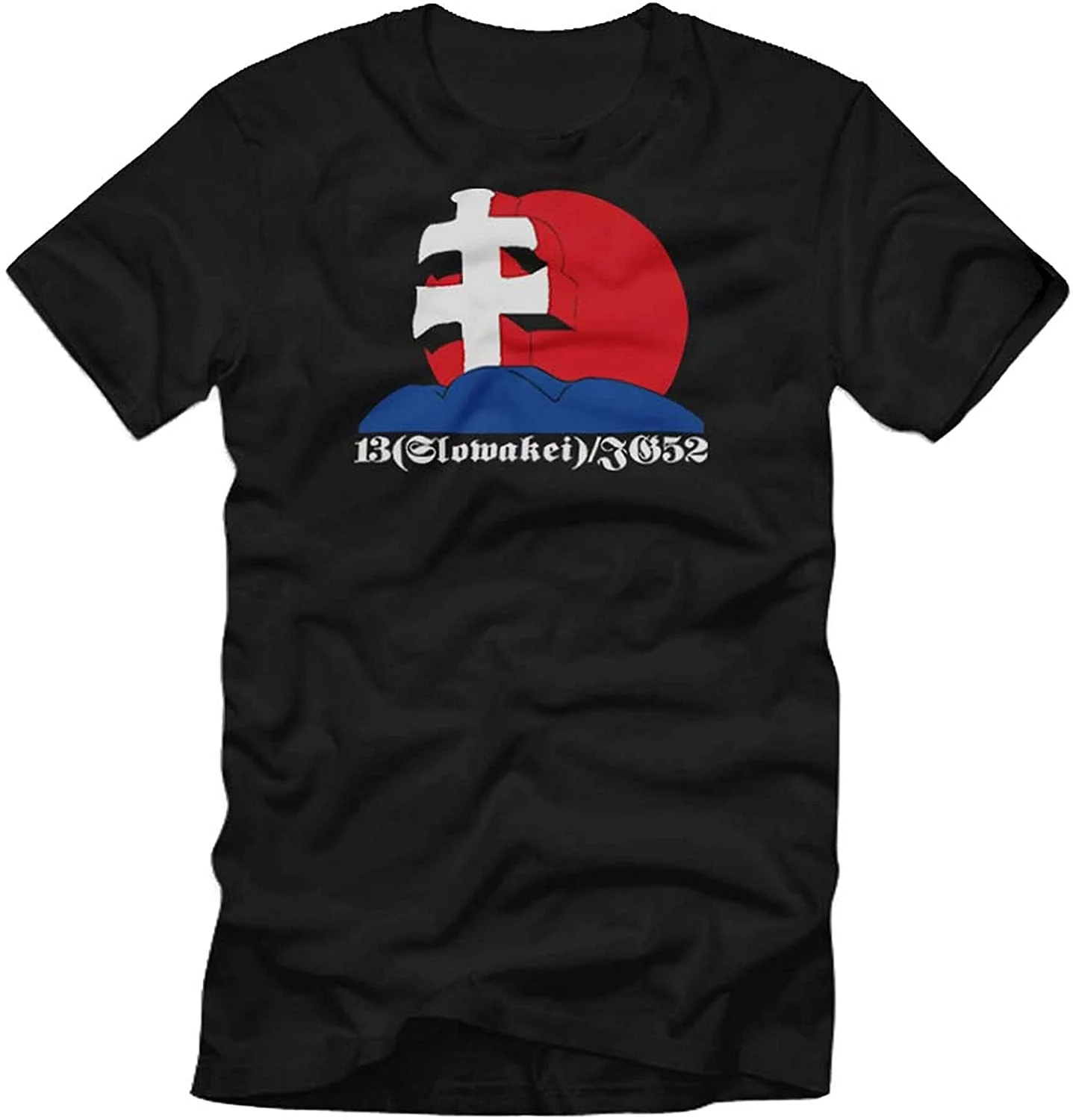 

WWII German Luftwaffe 13th (Slovakia)./JG 52 Hunting Squadron T-Shirt Short Sleeve Casual 100% Cotton O-Neck Summer Mens T-shirt