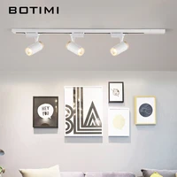 botimi black adjustable ceiling lights for living room white track luminaires dressing rooms lighting office shop light fixtting