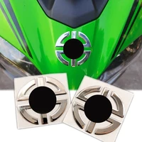 1 pair 3d motorcycle logo stickers emblem badge decals tank wheel for kawasaki ninja z800 z900 z650