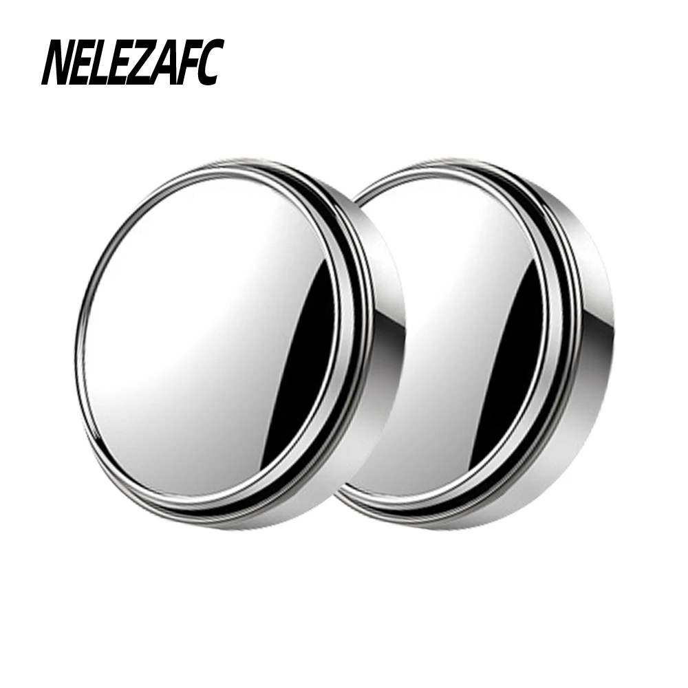 

2Pcs/Set Car 360 Degree Blind Spot Mirror Auto Wide Angle Round Convex Mirror Small Round Side Blindspot Rearview Parking Mirror