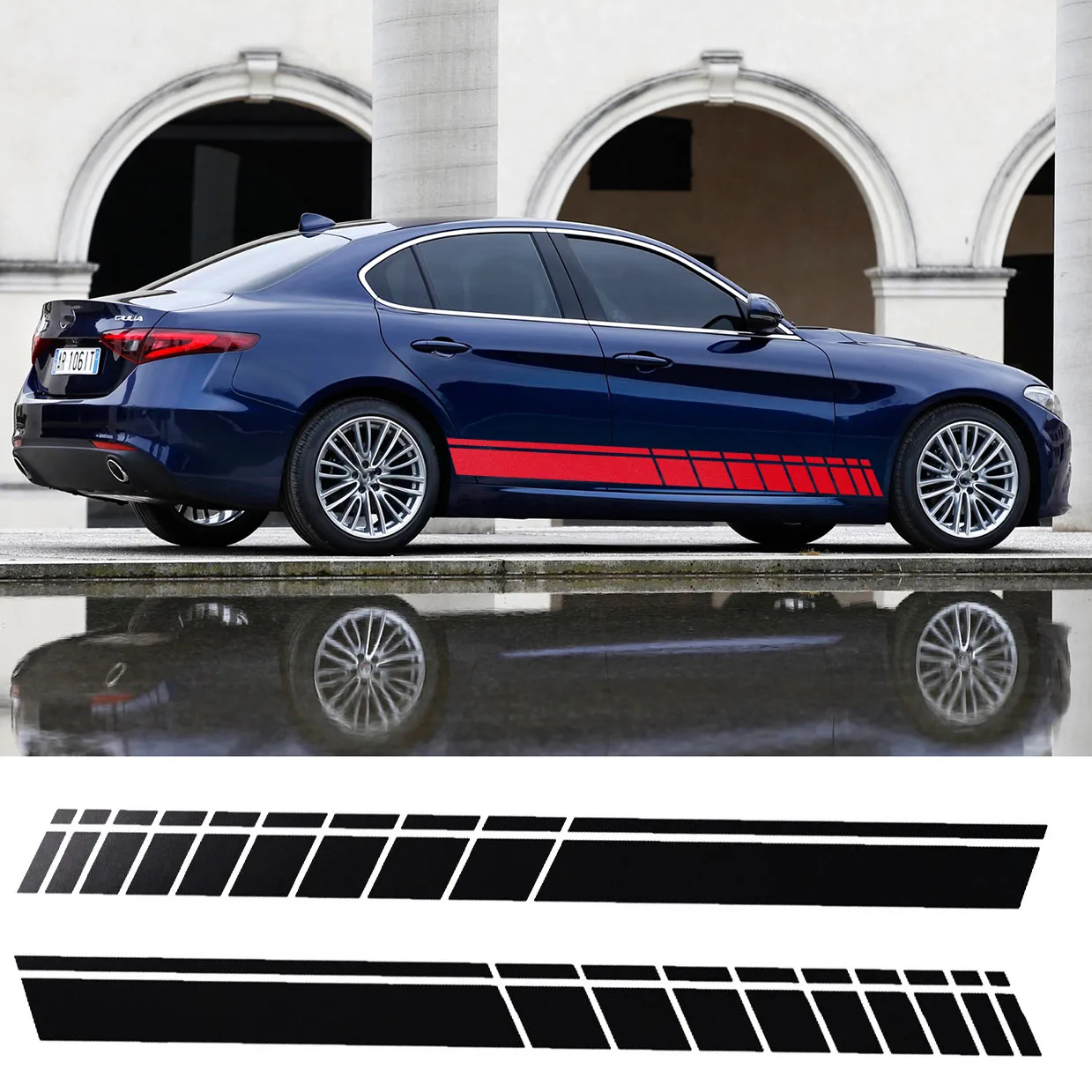 

Car Body Decals Vinyl Side Styling Long Stripe Waterproof Stickers For Borgward BX3 BX5 BX6 BX7 BXi7 Isabella car Stickers