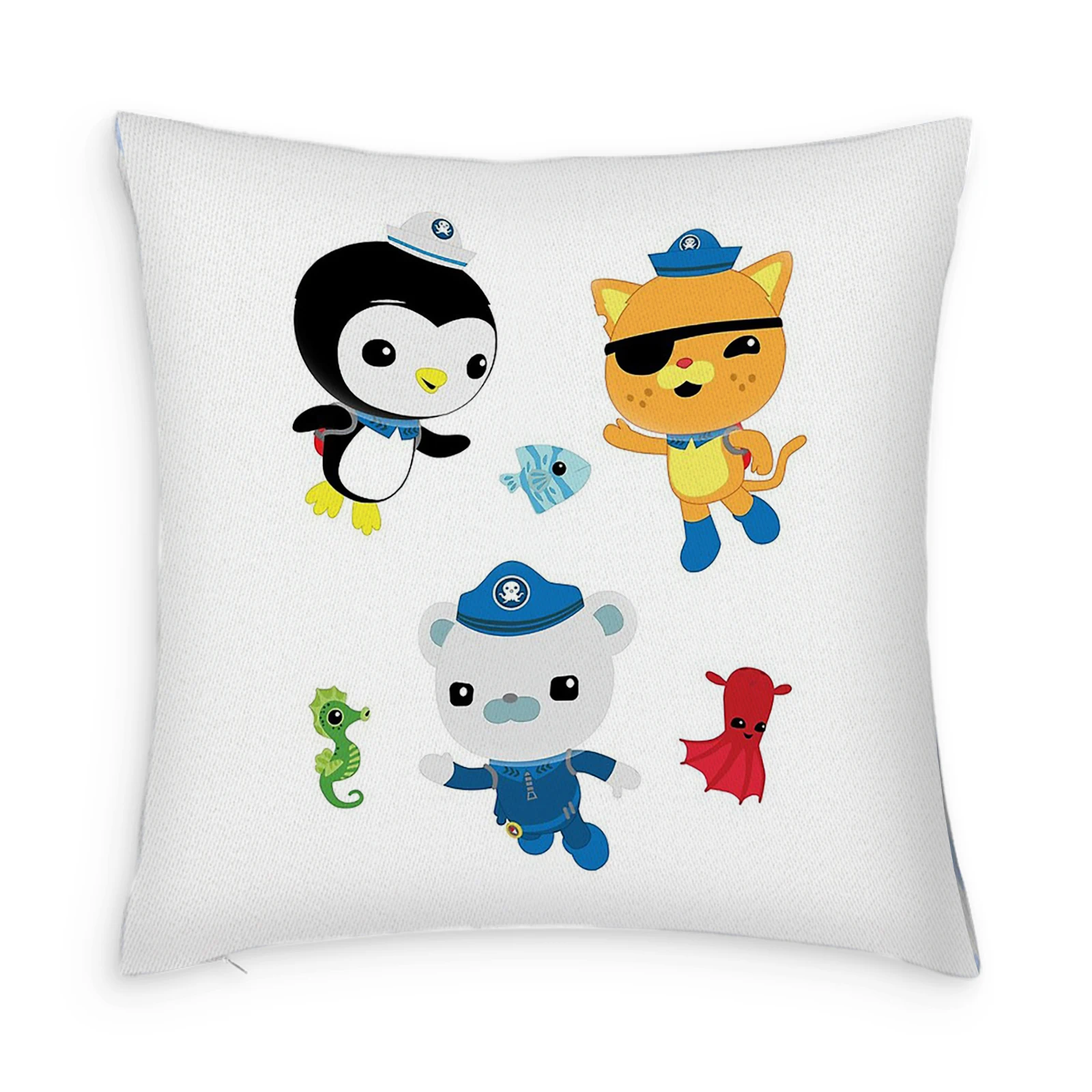 

Cut Animals Customize Cushion Cover Super Soft Pillowcase Cartoon Geometric Patterns Pillows Covers Home Decor