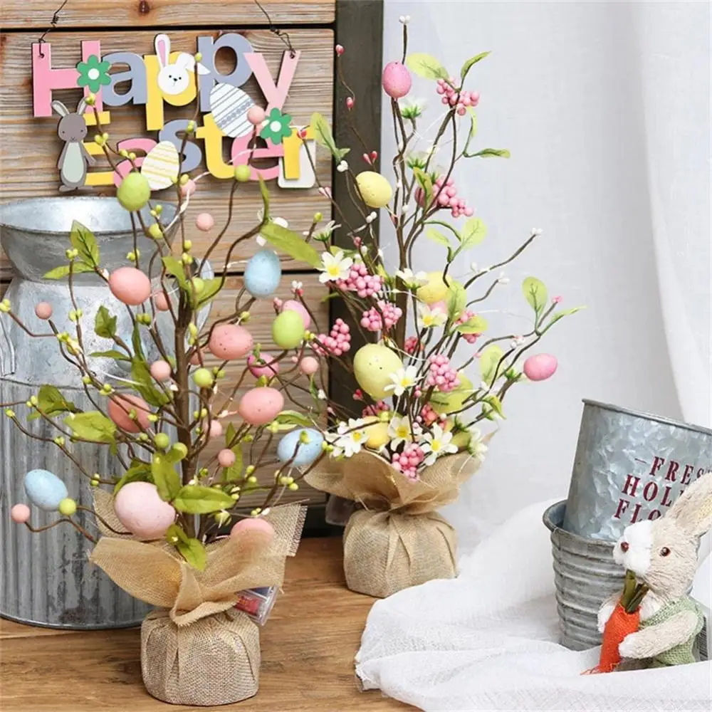 

Artificial Plant Ball Tree Light Decor Ornament Fake Flower Branches Display LED Home Decoration For Party Festival Wedding
