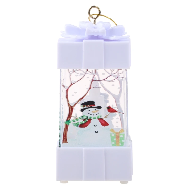 

European Christmas Style Night Light ABS Material 4 Colors to Choose LED Luminous Holiday Gift Decoration Lamp for Child