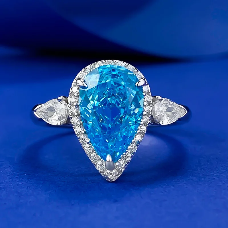 Трансграничное Кольцо Из Стерлингового Серебра 925 Пробы Для Унисекс С Граненым